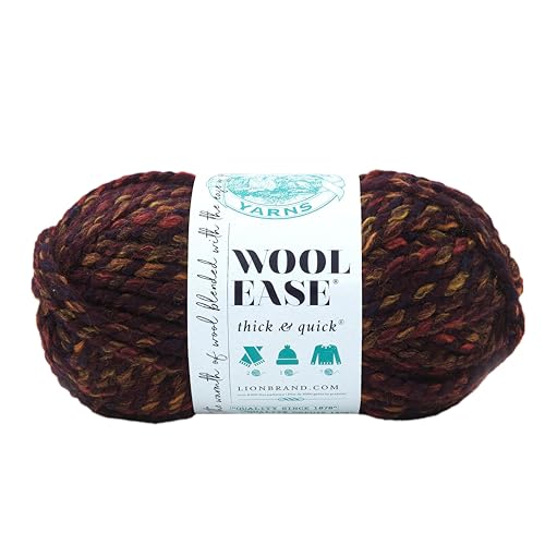 Lion Brand Yarn Company 640-622 Wool-Ease dickes und schnelles Garn, Ernte von Lion Brand Yarn