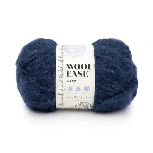 Lion Brand Wool-Ease Aire Garn, weiches Garn zum Stricken, Häkeln und Basteln, Night Sky, 1 Packung von Lion Brand Yarn