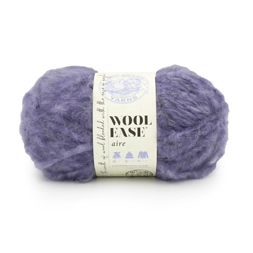 Lion Brand Wool-Ease Aire Garn, weiches Garn zum Stricken, Häkeln und Basteln, Purple Haze, 1 Packung von Lion Brand Yarn