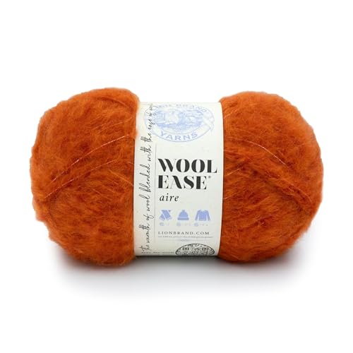 Lion Brand Wool-Ease Aire Garn, weiches Garn zum Stricken, Häkeln und Basteln, würzig, 1 Packung von Lion Brand Yarn