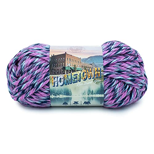 Lion Brand Yarn 135-234 Heimatstadt Garn, Acryl, Jacksonville Taffy, 1 Pack, 113 Gramm von Lion Brand Yarn