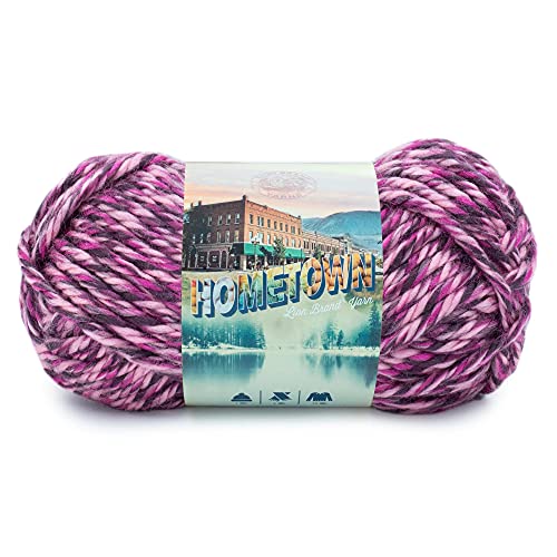 Lion Brand Yarn 135-235 Hometown Garn, Acryl, Elmore City Dance, 1-Pack, 113 Gramm von Lion Brand Yarn