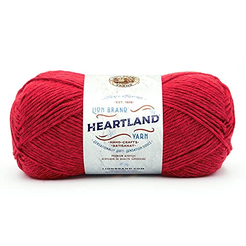 Lion Brand Yarn 136-113 Heartland Garn, Redwood von Lion Brand Yarn