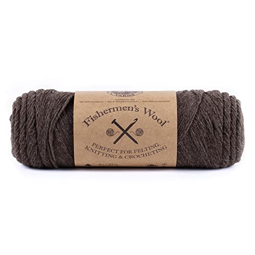 Lion Brand Yarn 150-126K Fishermen's Wool Yarn, Wolle, braun, Each, 425 von Lion Brand Yarn