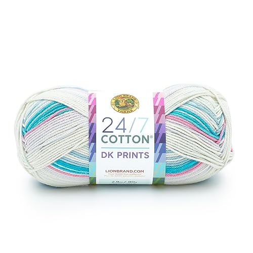 Lion Brand Yarn 24/7 Cotton Dk Garn, 1 Pack, Magical Lion Brand Yarn 24/7 Cotton Dk Garn, 1 Pack, Magical von Lion Brand Yarn