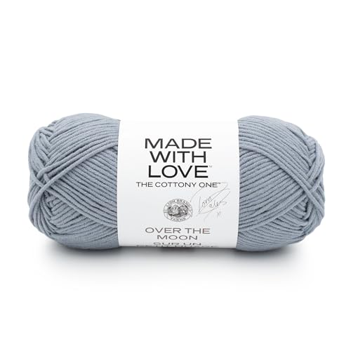 Lion Brand Yarn 3040-105AX Tom Daley-The Cottony One Garn, Baumwollmischung, Über den Mond, 1 Pack von Lion Brand Yarn