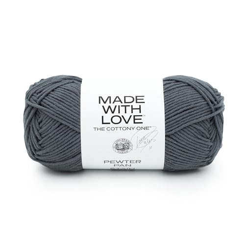 Lion Brand Yarn 3040-152AK Tom Daley - The Cottony One Garn, Baumwollmischung, Zinnpfanne, 1 Pack von Lion Brand Yarn