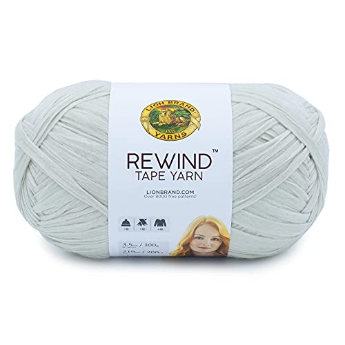 Lion Brand Yarn 523-098 Rückspulen Garn, Polyester, Elm, 1 Pack, 200 Meter von Lion Brand Yarn