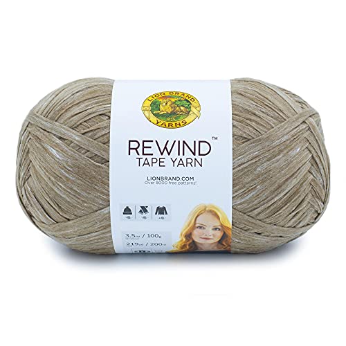 Lion Brand Yarn 523-124 Rewind Garn, Polyester, Weide, 1 Pack, 200 Meter von Lion Brand Yarn