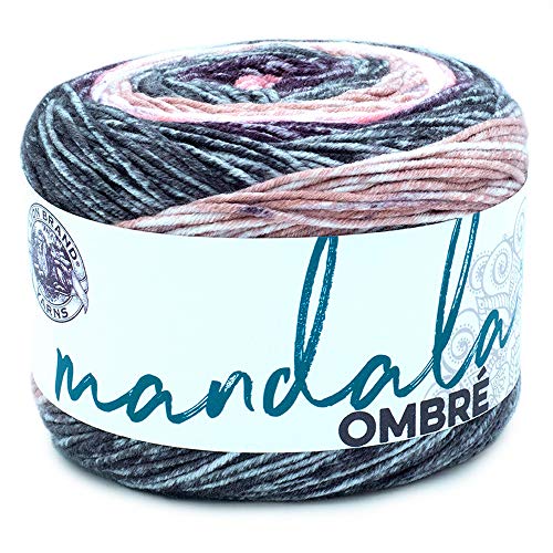 Lion Brand Yarn 551-213 Mandala-Ombré Garn, Acryl, Felicity, 1 Pack, 300 Meter von Lion Brand Yarn