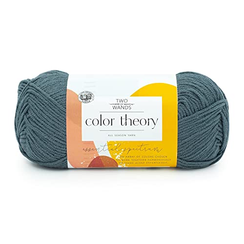 Lion Brand Yarn 619-109W Zwei Stäbe: Farbtheorie Garn, Acryl, Stonewash, 1 Pack von Lion Brand Yarn