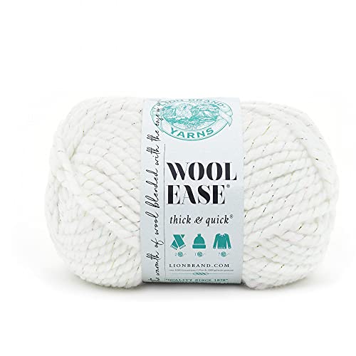 Lion Brand Yarn 640-301 Wollgarn, Acryl, Feier, One Size, 84 von Lion Brand Yarn