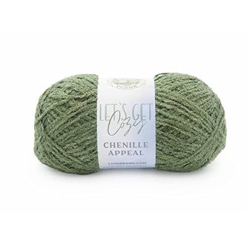 Lion Brand Yarn Chenille Appeal Garn, Loden Green von Lion Brand Yarn