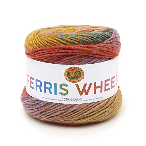 Lion Brand Yarn Company 217-605 Ferris Wheel Garn, Buttercup, One Knäuel von Lion Brand Yarn