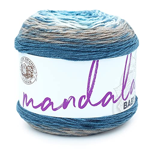 Lion Brand Yarn Company 526-204 Mandala Baby Garn, Wishing Well, One Knäuel von Lion Brand Yarn