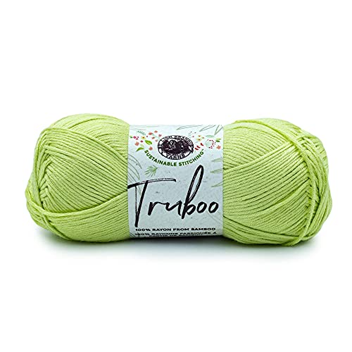 Lion Brand Yarn Company 622607 Truboo Garn, Celery, One Skein, 220 meter von Lion Brand Yarn