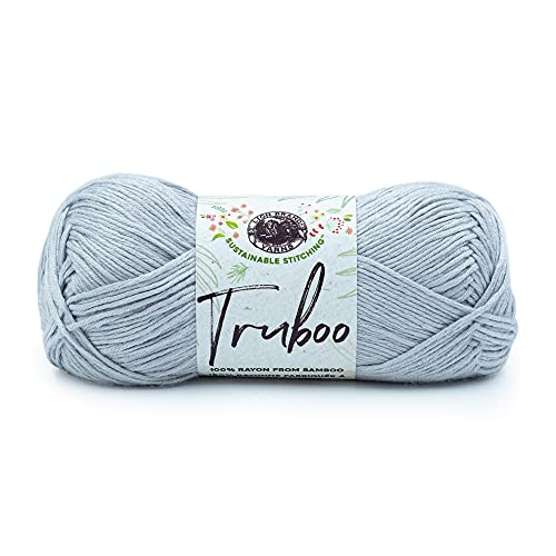 Lion Brand Yarn Company 622612 Truboo Garn, silber, One Skein, 220 meter von Lion Brand Yarn