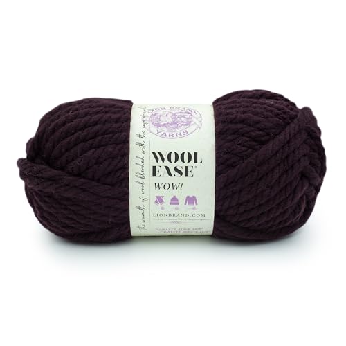 Lion Brand Yarn Company 624-147AM Garn, Acryl, aubergine, Einheitsgröße von Lion Brand Yarn Company