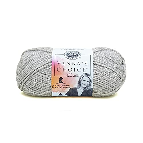 Lion Brand Yarn Company Garn, Silver Heather, 156 von Lion Brand Yarn