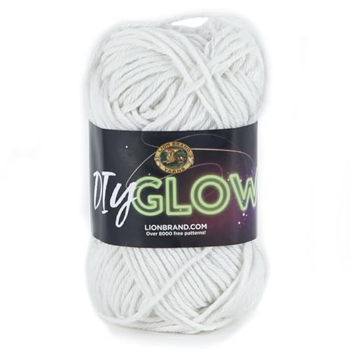 Lion Brand Yarn DIY Glow Garn, Natur von Lion Brand Yarn