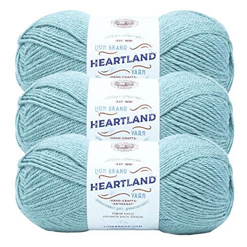 Lion Brand Yarn Heartland Garn zum Häkeln, Stricken und Weben, mehrfarbiges Garn, 3er-Pack, Congaree von Lion Brand Yarn