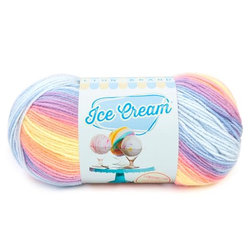 Lion Brand Yarn 923-220 Eiscreme-Garn, Parfait von Lion Brand Yarn