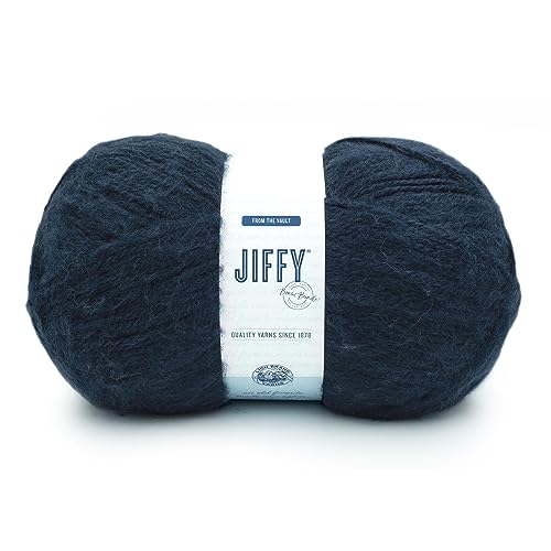 Lion Brand Yarn Jiffy Bonus Bundle Garn, Deep Indigo von Lion Brand Yarn