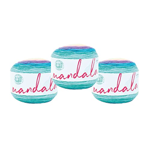 Lion Brand Yarn Mandala-Garn, mehrfarbiges Garn zum Häkeln und Stricken, Bastelgarn, 3er-Pack, Niffler Lion Brand Yarn Mandala-Garn, mehrfarbiges Garn zum Häkeln und Stricken, Bastelgarn, 3er-Pack, Niffler von Lion Brand Yarn