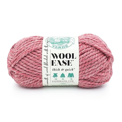 Lion Brand Yarn Woolease Thick & Quick Garn, 1 Pack, Potion von Lion Brand Yarn