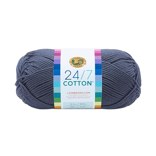 Lion Marke Garn Company Baumwolle Garn, 100% Baumwolle, Denim von Lion Brand Yarn