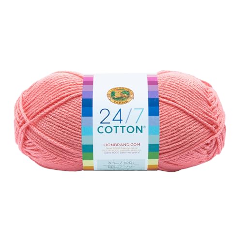 Lion Marke Garn Company Baumwolle Garn, 100% Baumwolle, Pink von Lion Brand Yarn