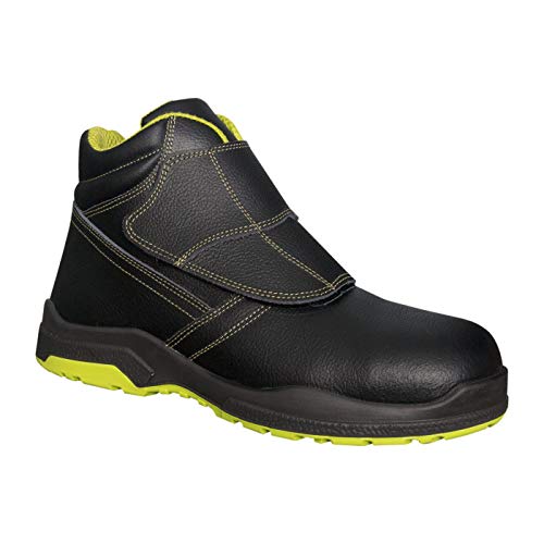 Lion Safety VEGAS/45 Stiefel S3 Lötkolben Naturleder Metallfrei Schwarz Grün 45 EU von Lion Safety