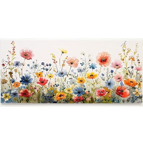 Malen Nach Zahlen Erwachsene Farbe Blume, Kinder für Anfänger Einfaches DIY-Ölgemälde-Set auf Leinwand mit Pinseln und Acrylpigment, Bastelset Erwachsene Malen, Hause Dekor Geschenk 100x200cm Ws-14 von Lionhai