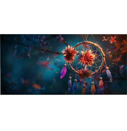 Malen Nach Zahlen Erwachsene Traumfänger Farbe, Kinder für Anfänger Einfaches DIY-Ölgemälde-Set auf Leinwand mit Pinseln und Acrylpigment, Bastelset Erwachsene Malen, Dekor Geschenk 100x200cm Ws-10 von Lionhai