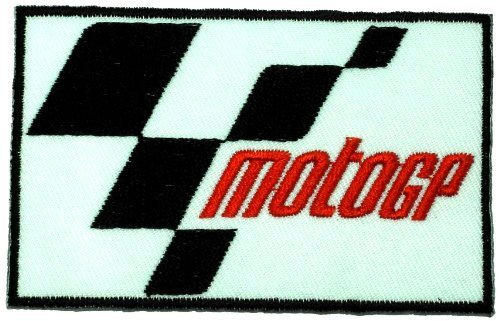 2,2 x 3,5 MotoGP Grand Prix Motorrad Biker DIY Applique gestickt Nähen Eisen auf Patch Applique Souvenir Zubehör von LipaLipaNa