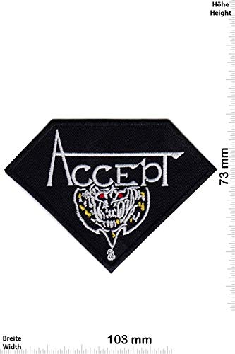 Accept Best Of Heavy Metal Aufnäher Besticktes Patch zum Aufbügeln Applique von LipaLipaNa