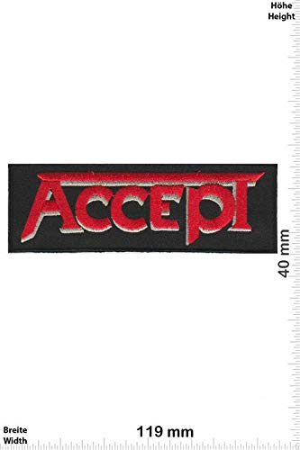 Accept - Heavy-Metal Aufnäher Besticktes Patch zum Aufbügeln Applique Souvenir Zubehör von LipaLipaNa