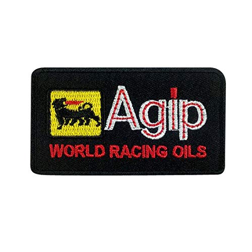 Agip Racing Champion Aufnäher Besticktes Patch zum Aufbügeln Applique Souvenir Zubehör von LipaLipaNa