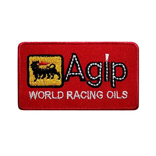 Agip Racing Team F-1 Aufnäher Besticktes Patch zum Aufbügeln Applique Souvenir Zubehör von LipaLipaNa