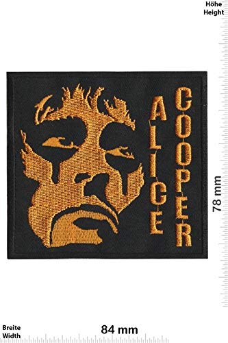 Alice Cooper Gold Aufnäher Besticktes Patch zum Aufbügeln Applique von LipaLipaNa