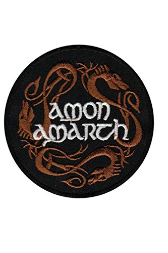 Amon Amarth Dargon Melodic Death Metal Aufnäher Besticktes Patch zum Aufbügeln Applique von LipaLipaNa