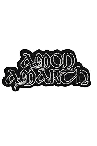 Amon Amarth Melodic Death Metal Silver Aufnäher Besticktes Patch zum Aufbügeln Applique von LipaLipaNa