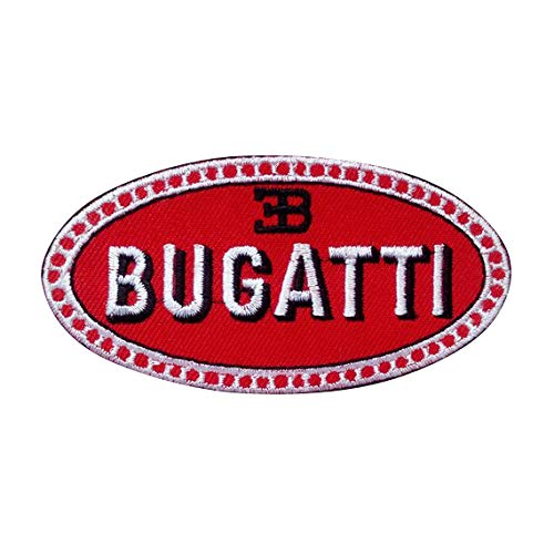 BUGATTI Luxury Supercar Aufnäher Besticktes Patch zum Aufbügeln Applique Souvenir Zubehör von LipaLipaNa