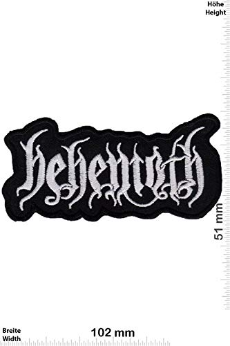 Behemoth Death Metal Silver Aufnäher Besticktes Patch zum Aufbügeln Applique von LipaLipaNa