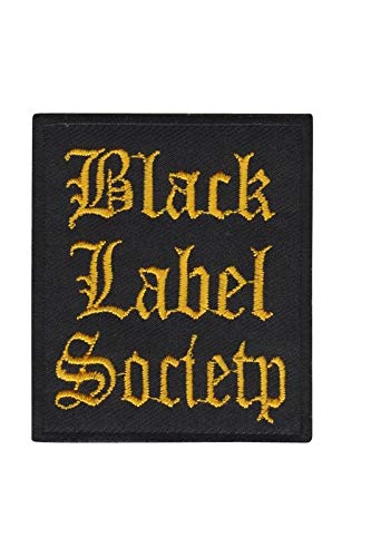 Black Label Society Gold Bls Aufnäher Besticktes Patch zum Aufbügeln Applique von LipaLipaNa