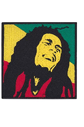 Bob Marley Reggae Aufnäher Besticktes Patch zum Aufbügeln Applique von LipaLipaNa