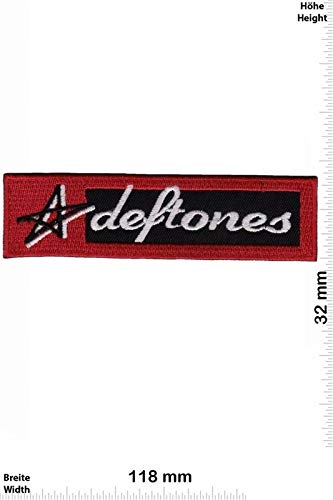 Deftones Aufnäher Besticktes Patch zum Aufbügeln Applique von LipaLipaNa