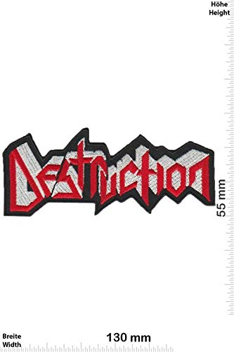 Destruction Thrash Metal Bands Aufnäher Besticktes Patch zum Aufbügeln Applique von LipaLipaNa