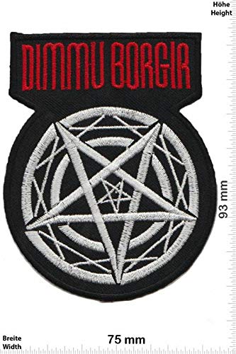 Dimmu Borgir - Metal-Band Aufnäher Besticktes Patch zum Aufbügeln Applique Souvenir Zubehör von LipaLipaNa