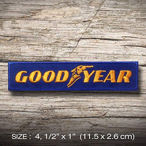 GOOD YEAR Racing Champion Team Aufnäher Besticktes Patch zum Aufbügeln Applique Souvenir Zubehör von LipaLipaNa